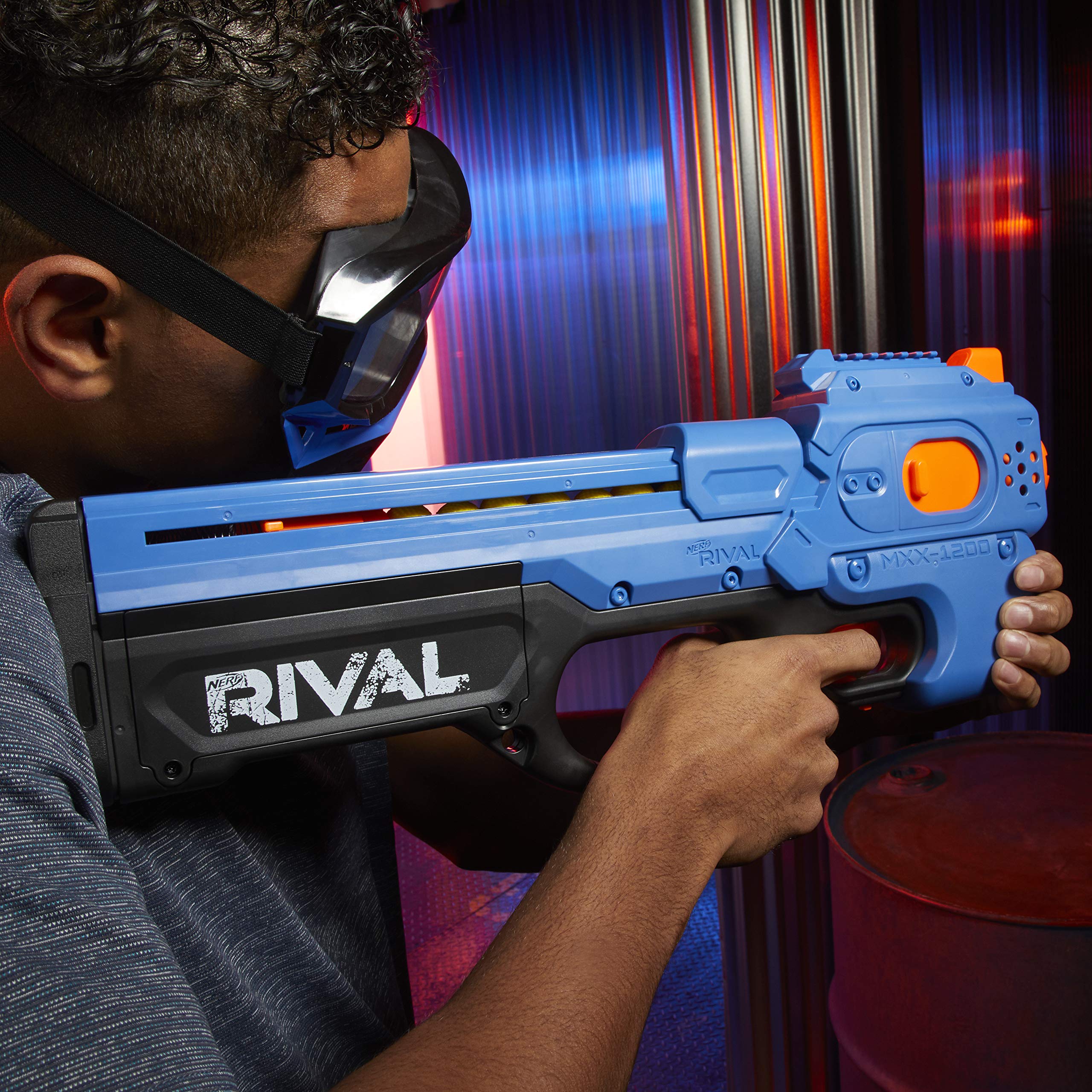 Nerf Rival Charger MXX 1200 Azul - E8449 - Hasbro - Recomendado